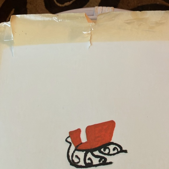 Vintage 1961THE NIGHT BEFORE CHRISTMAS ILLUSTRATED BY GRANDMA MOSES HARDCOVER - Picture 4 of 17